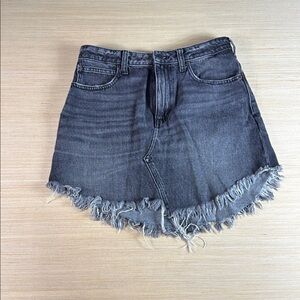We The Free‎ Frayed Hem Denim Skirt